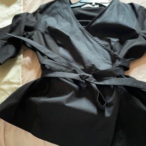 Anne Fontaine Wrap Blouse